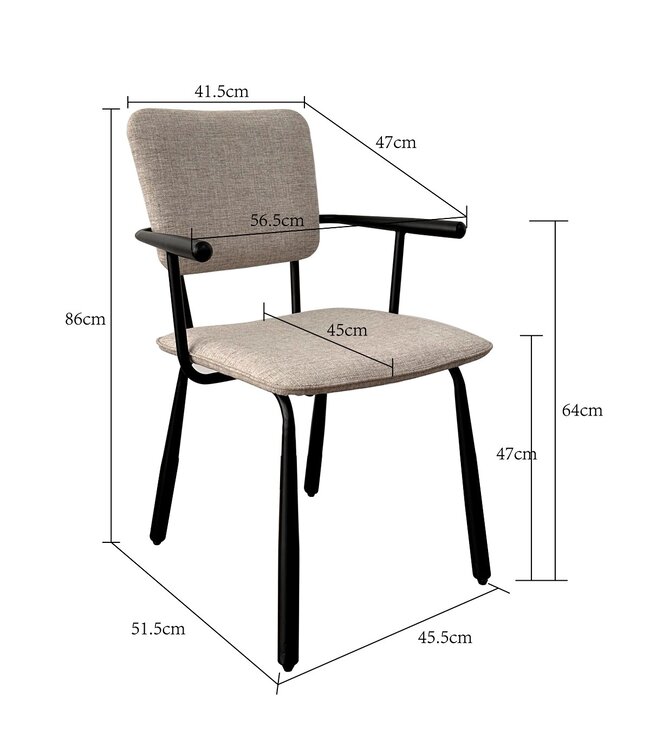 Livingfurn Brix Finn Black-31441