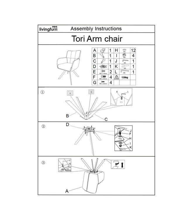 Livingfurn Tori Sand-31450