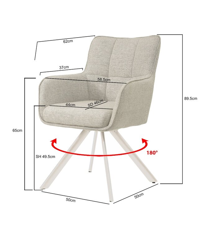 Livingfurn Tori Sand Natural-31490