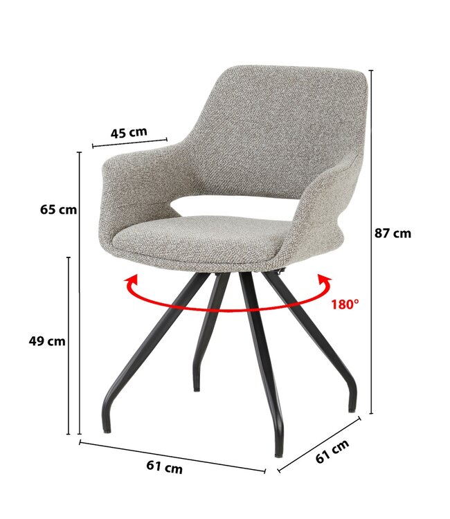 Livingfurn Capp Taupe-31556