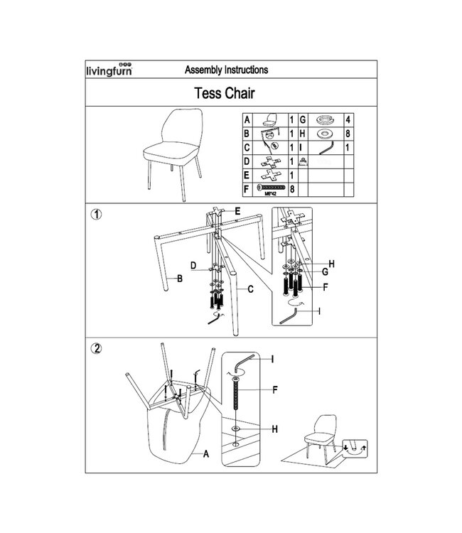 Livingfurn Tess Honey-31564