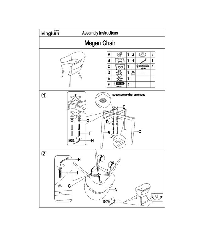 Livingfurn Megan Taupe-31570