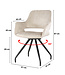 Livingfurn Capp Beige Velvet-30992