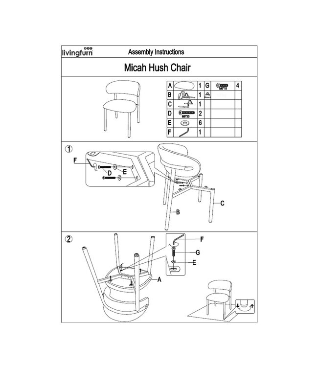 Livingfurn Micah Hush Walnut-31561