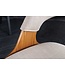 Invicta Interior Retro barkruk MANHATTAN beige structuurmateriaal massief hout met draaibare rugleuning, in hoogte verstelbaar - 44198