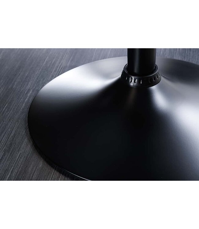 Invicta Interior Retro barkruk MANHATTAN beige structuurmateriaal massief hout met draaibare rugleuning, in hoogte verstelbaar - 44198