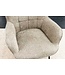 Invicta Interior Moderne fauteuil SCANDINAVIA champagne grijs Boucle met armleuningen - 44022