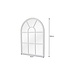 Invicta Interior Design wandspiegel CASTILLO 100cm witte raamspiegel in landhuisstijl Shabby Chic - 43872