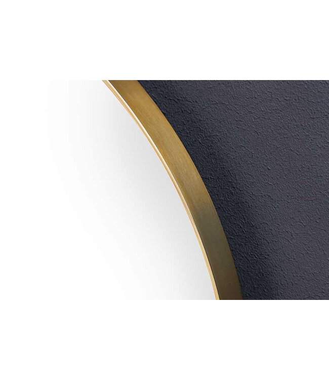 Invicta Interior Ronde wandspiegel PORTRET 50cm goud metalen frame handgemaakt - 42798