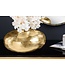 Invicta Interior Moderne decoratieve vaas ABSTRACT ORIENT 35cm goud rond metaal gehamerd ontwerp - 43510