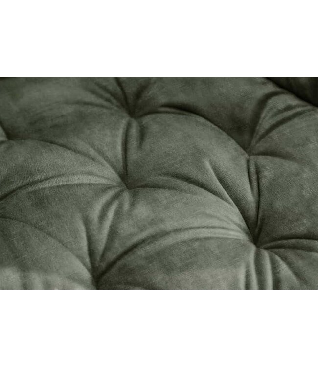 Invicta Interior Bureaustoel THE DUTCH COMFORT donkergroen fluweel met armleuningen Modern Design - 44067