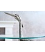 Invicta Interior Ronde bijzettafel WILDLIFE HERON 90cm zilveren metalen glazen reigersculptuur handgemaakt - 43514
