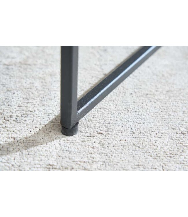 Invicta Interior Ronde set van 2 bijzettafels ELEMENTS 40cm zilver antiek krokodillenmotief handgemaakt - 43494