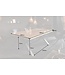 Invicta Interior Eettafel Barracuda X 180cm natuurel & Glasplaat / 39698 & 36648G