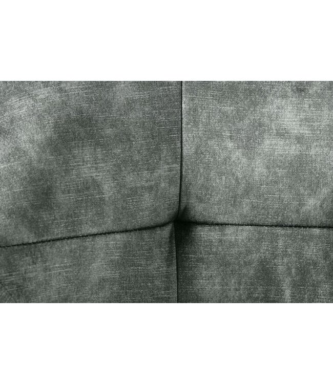 Invicta Interior Design stoel LOFT groen fluweel draaibaar metalen frame zwart met armleuning - 42393