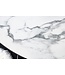 Invicta Interior Ronde eettafel ELLIPSE 120cm marmer witte keramische haarspeldpoten gemaakt in Italie - 42369