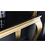 Invicta Interior Elegante consoletafel MODERN BAROK 145cm zwart goud opaalglas roestvrijstalen poten - 42314
