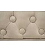 Invicta Interior Chesterfield 3-zitsbank 200cm fluweel champagne 3-zits met knoopstiksel en veerkern - 42310