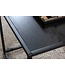 Invicta Interior Design bijzettafels set van 2 SLIM LINE 50cm zwart essen industrieele stijl - 42011