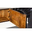 Invicta Interior Massief tv-meubel SCORPION 160 cm hangend dressoir van zwart mangohout - 41995