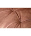 Invicta Interior Design barkruk MILANO bruin fluwelen barstoel met Chesterfield quilting - 41962