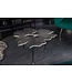Invicta Interior Decoratieve salontafel GINKGO LEAFS 75cm zilver handgemaakt metaal - 41792
