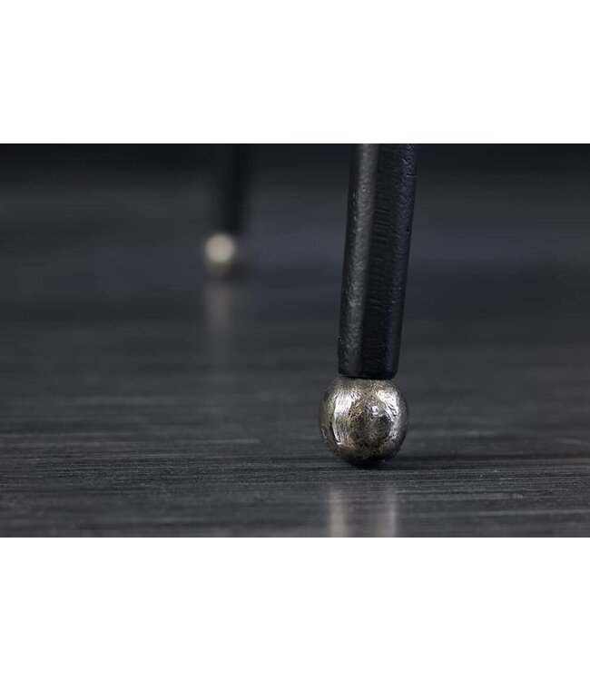 Invicta Interior Decoratieve salontafel GINKGO LEAFS 75cm zilver handgemaakt metaal - 41792