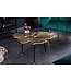 Invicta Interior Decoratieve salontafel GINKGO LEAFS 75cm goud handgemaakt metaal - 41791