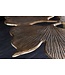 Invicta Interior Decoratieve salontafel GINKGO LEAFS 75cm goud handgemaakt metaal - 41791