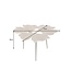 Invicta Interior Decoratieve salontafel GINKGO LEAFS 75cm goud handgemaakt metaal - 41791