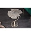 Invicta Interior Decoratieve bijzettafel GINKGO LEAF 45cm zilver handgemaakt metaal - 41790