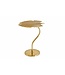 Invicta Interior Decoratieve bijzettafel GINKGO LEAF 45cm goud handgemaakt metaal - 41789