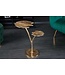Invicta Interior Decoratieve bijzettafel GINKGO LEAFS 50cm goud handgemaakt metaal - 41787