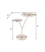 Invicta Interior Decoratieve bijzettafel GINKGO LEAFS 50cm goud handgemaakt metaal - 41787