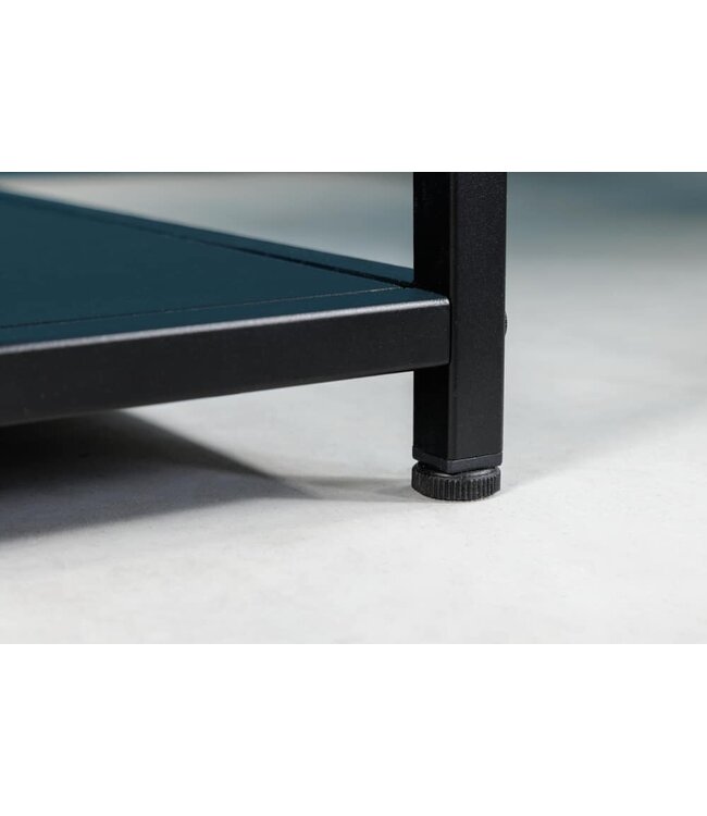 Invicta Interior industrieele plank DURA STEEL 90cm zwart metalen console - 41731