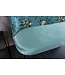 Invicta Interior Design bank PRET-A-PORTER turquoise fluwelen bloemmotief en gouden voetdoppen - 41706