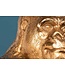 Invicta Interior Decoratief Gorilla-figuur KONG 40cm goud handgemaakt metalen sculptuur - 41687
