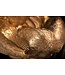 Invicta Interior Decoratief Gorilla-figuur KONG 40cm goud handgemaakt metalen sculptuur - 41687