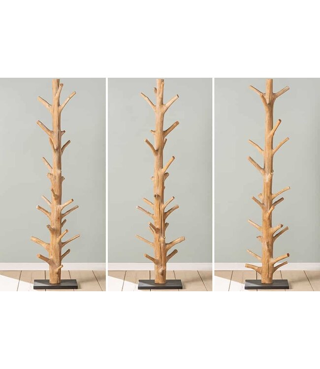 Invicta Interior Massieve kapstok TREE NATURE 170cm kledingrek van natuurlijk hout - 41646