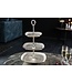 Invicta Interior Design taartplateau ORIENT 44cm zilver met drie niveaus - 41605