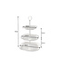 Invicta Interior Design taartplateau ORIENT 44cm zilver met drie niveaus - 41605