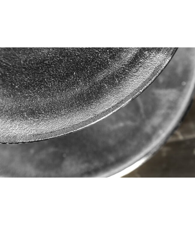 Invicta Interior Design taartplateau ABSTRACT 48cm zilver met drie niveaus - 41604