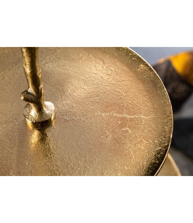 Invicta Interior Design taartplateau ABSTRACT 48cm goud met drie niveaus - 41603