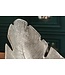 Invicta Interior Design decoratieve kom SILVER LEAF 62cm bladzilver design metaal handgemaakt - 41601