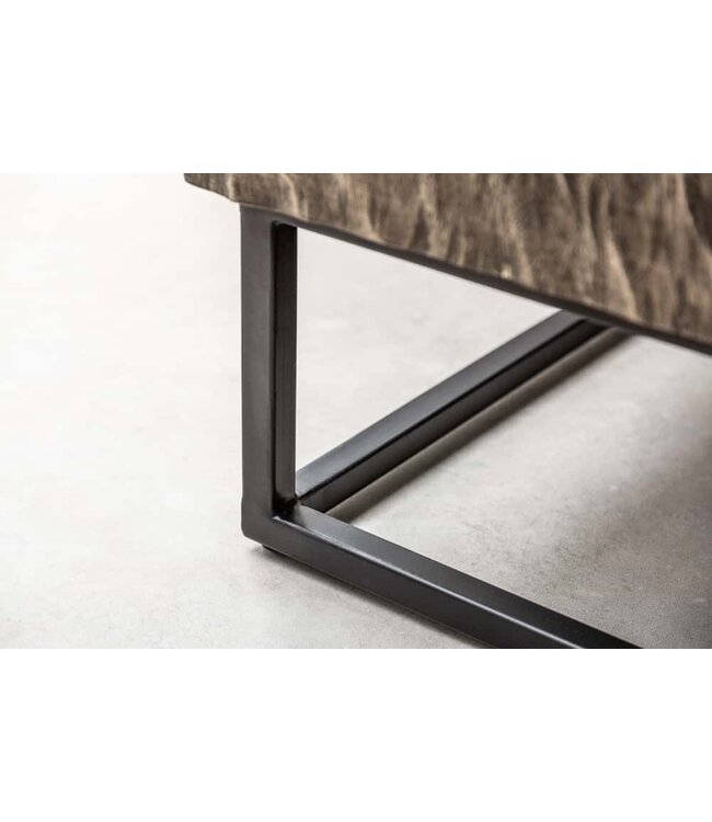 Invicta Interior Massief dressoir SCORPION 120cm grijs acacia gedetailleerd 3D-houtsnijwerk - 41571