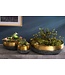 Invicta Interior Handgemaakte decoratieve kom ORIENT 31cm goud met patina in klassiek gehamerd ontwerp - 41561
