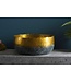 Invicta Interior Handgemaakte decoratieve kom ORIENT 31cm goud met patina in klassiek gehamerd ontwerp - 41561