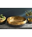 Invicta Interior Handgemaakte decoratieve kom ORIENT 52cm goud met patina in klassiek gehamerd ontwerp - 41560