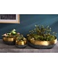 Invicta Interior Handgemaakte decoratieve kom ORIENT 52cm goud met patina in klassiek gehamerd ontwerp - 41560