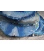 Invicta Interior Set van 4 onderzetters voor glazen COASTER 10cm blauwe edelsteen agaatkwarts handgemaakt - 41556